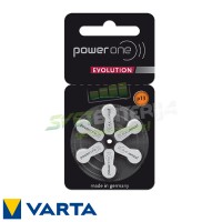 PR48 1.45V Alkalna Baterija Slušni Aparat PowerOne P13