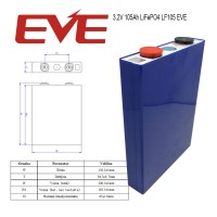 LiFePO4 baterija 3.2V 105Ah LF105 EVE