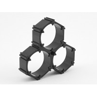 3P Držač Hexagon 18650 Nosač  Li-Ion Baterija Separator